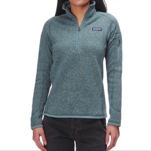 Patagonia Teal Quarter Zip Pullover